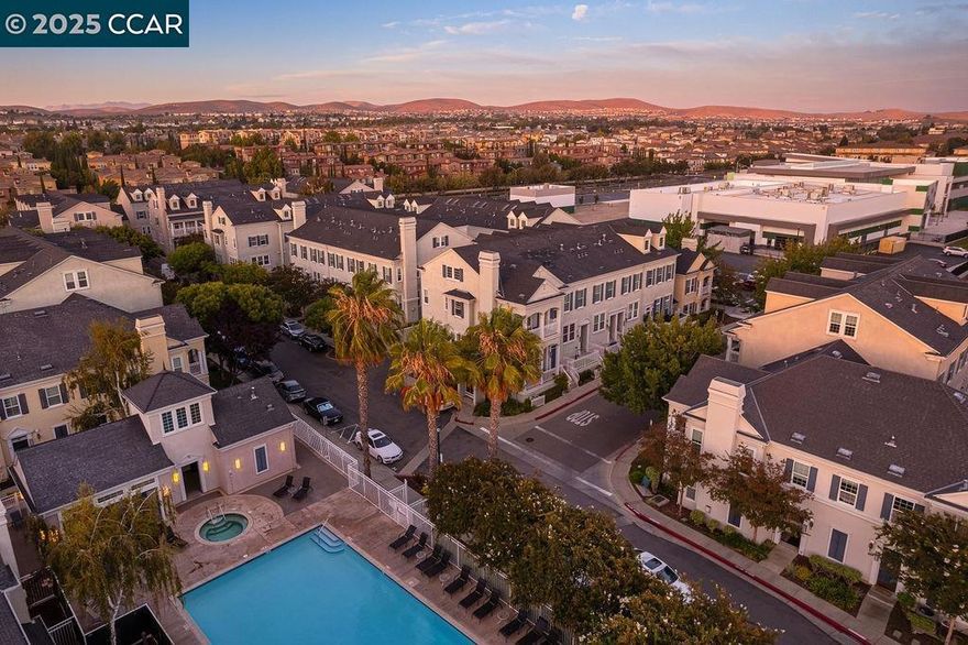 Beautifully upgraded Dublin Ranch townhouse, perfectly located just moments to top-rated Emerald High School, Emerald Glen Park, Restaurants and Shops! This thoughtfully decorated home features new interior paint, three spacious suite-style bedrooms each with a full bathroom, and 1,634 square feet of light-filled living space designed for modern comfort and style. The attached garage with ample storage adds convenience, while the community pool and clubhouse offer the perfect setting for relaxation and entertaining. Situated in one of the Bay Area’s hottest markets, this home provides not just a residence but a vibrant lifestyle - truly a must see!