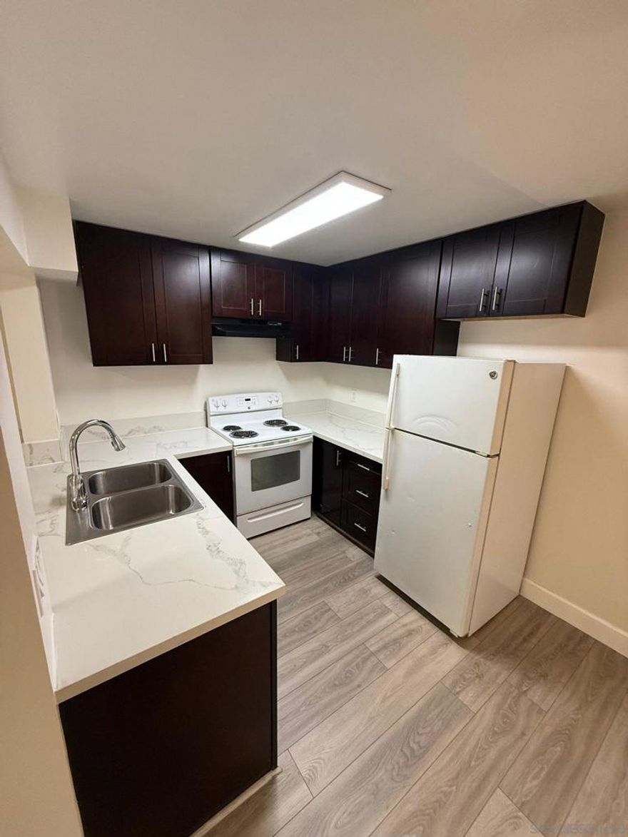 remodeled and upgraded. huge $$$ must have been spent. light and bright. great 2 bedroom/1 bedroom and a den home. large 700 s.ft. low hoa fees.