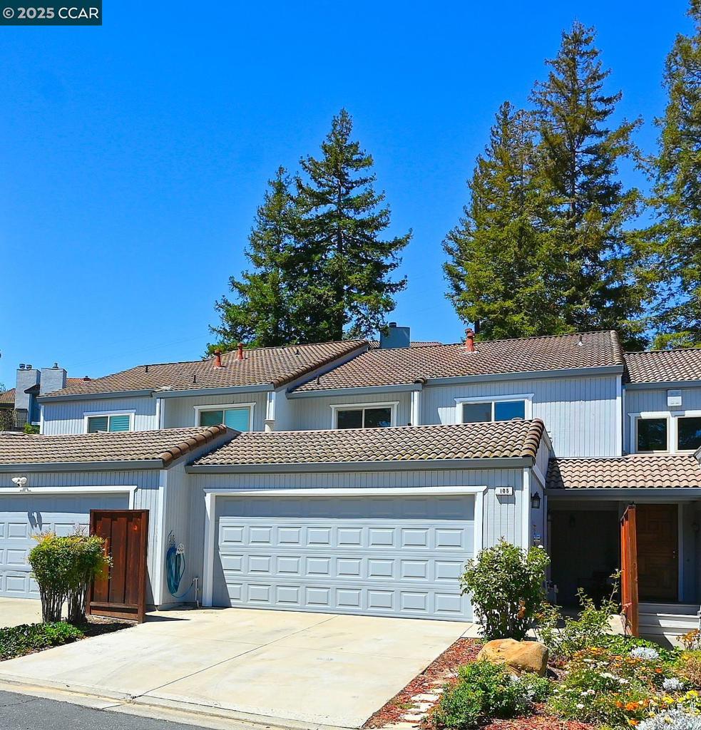 Beautifully updated Townhome, Freshly Painted and Staged for your viewing enjoyment...A separate Entry leads to a half bath and spacious living room with a fireplace. The large Formal Dining Area with a wet bar adjoins a well appointed Kitchen with ample styled & railed wood cabinetry, updated appliances, loads of counter space and a breakfast bar too...This home features a very private patio with plenty of room for entertaining, BBQ'ing and a small garden too...Upstairs you will enjoy 2 bedrooms with ceiling fans and a Roomy Primary Bedroom with 2 closets, bathroom with a shower and a private Balcony too...Another full bath in the Hallway with shower over tub and a Laundry Closet as well... The Pool, Clubhouse and Tennis Courts are a few steps away...Very easy access to the Highway 4 and I-680 Commute Corridors...Movie Theaters, Restaurants and stores area few blocks away...The highly rated "John Muir Elementary School is nearby...