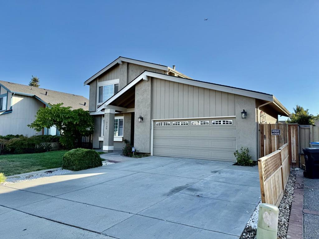 Welcome to this charming 4-bedroom, 2-bathroom home nestled in the vibrant city of San Jose. Spanning 1,717 square feet, this residence offers a well-appointed kitchen perfect for culinary enthusiasts. The spacious kitchen includes modern appliances and abundant counter space, making meal preparation a breeze. The home features a separate family room, providing ample space for entertaining or relaxation, and a cozy fireplace that creates a warm and inviting atmosphere. Enjoy the convenience of forced air heating and ceiling fans, ensuring comfort throughout the seasons. The property boasts elegant flooring that complements the homes aesthetic and enhances its overall appeal. With a laundry area conveniently in the spacious garage, everyday chores become a seamless task. Situated on a lot of over 5,814 square feet, the house offers both indoor and outdoor space for your enjoyment. The property is located within the San Jose Unified School District, making it a suitable choice for families seeking proximity to educational facilities. With a 2-car garage and no pool, this home provides practical living in a desirable San Jose setting.