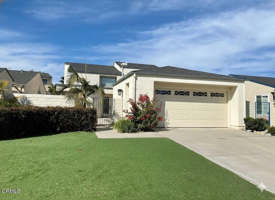 Discover exceptional living in this beautifully designed 3-bedroom, 3-bathroom home spanning 1,874 sq ft in Ventura. This unique property features two spacious main suites: one on the main level and a second on the upper level, each with its own private full bathroom. A third bedroom and full bathroom are also conveniently located on the main floor. The home is bathed in ample natural light thanks to large windows and sliders, which highlight the impressive vaulted ceilings in the living room, creating an airy and expansive feel. Upstairs, a versatile loft area sits adjacent to the second-story main suite, perfect for a home office or media space. Enjoy your private backyard oasis featuring a beautiful lap pool. Comfort is guaranteed year-round with central A/C. This home offers a perfect blend of modern amenities, spacious design, and a prime Ventura location. Lease Terms: Rent $4,250/month; Security deposit 2 month's rent; 1 year lease required; 2.5x+ monthly rent income requirement; 650 minimum credit; Small dog allowed with pet deposit + pet fee; no smoking; Renter's insurance required; Tenant responsible for all utilities (water, gas, electricity, trash, internet); All adults over 18 will need to apply.