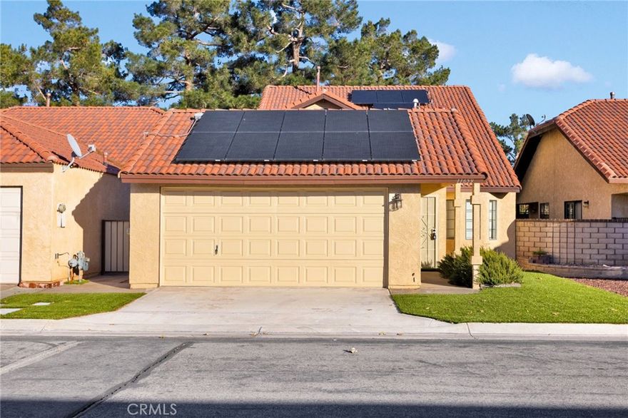 Welcome to the highly desirable Jess Ranch 55+ Community!
This charming 2-bedroom, 2-bath home offers the perfect blend of comfort, convenience, and active-adult living. Featuring a bright and inviting layout, this residence includes thoughtful upgrades throughout plus PAID solar, helping you enjoy energy efficiency year-round.
Step outside to your own private retreat with an above-ground spa, covered patio, and balcony, ideal for morning coffee or relaxing evenings. A 2-car garage provides ample parking and storage.
Residents of the Jess Ranch community enjoy access to fantastic amenities including a beautiful community pool, clubhouse, walking paths. All of this is just minutes from shopping, dining, medical and banking!



Don’t miss the opportunity to enjoy low-maintenance living in one of Apple Valley’s most sought-after 55+ neighborhoods!