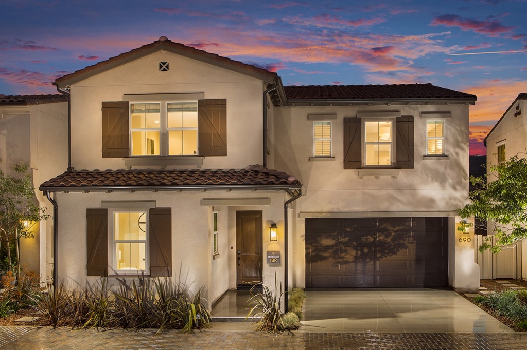 Stunning new construction home located in a premier master planned community in San Marcos. This open floorplan features a spacious master suite, large first floor bedroom with full bath, generous secondary bedrooms upstairs and a bonus room. Upgrades include designer-selected flooring, quartz countertops, & full mosaic kitchen backsplash. Enjoy a special outdoor lifestyle with three private parks including The Cabana with swimming pool, playground, BBQ pavilion and a direct connection to miles of trails. Neighborhoods: Rancho Tesoro - Vientos Complex Features: ,,,,, Equipment: Fire Sprinklers,Garage Door Opener, Range/Oven Other Fees: 0 Sewer: Public Sewer Topography: LL