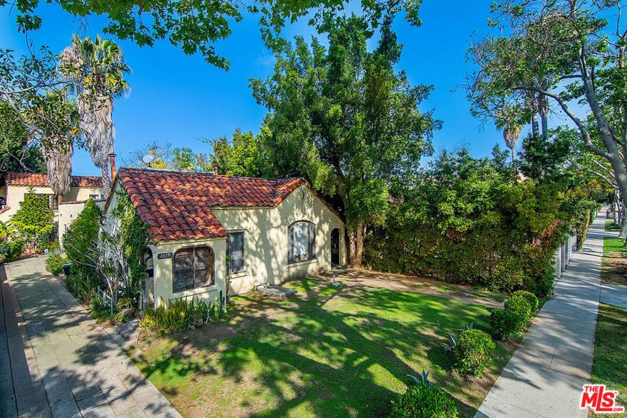 Prime charming West Hollywood character Spanish income property on large lot!  There are two buildings on the property.  The front building is a single story duplex and the addresses are 1017 and 1019 N Martel.  The back building is a two story duplex and the addresses are 1015 and 1015 1/2 N Martel.  All the tenants have lived at this property for many many years and are subject to rent control and West Hollywood laws.  Please do not disturb tenants.  Shown only with accepted offer.