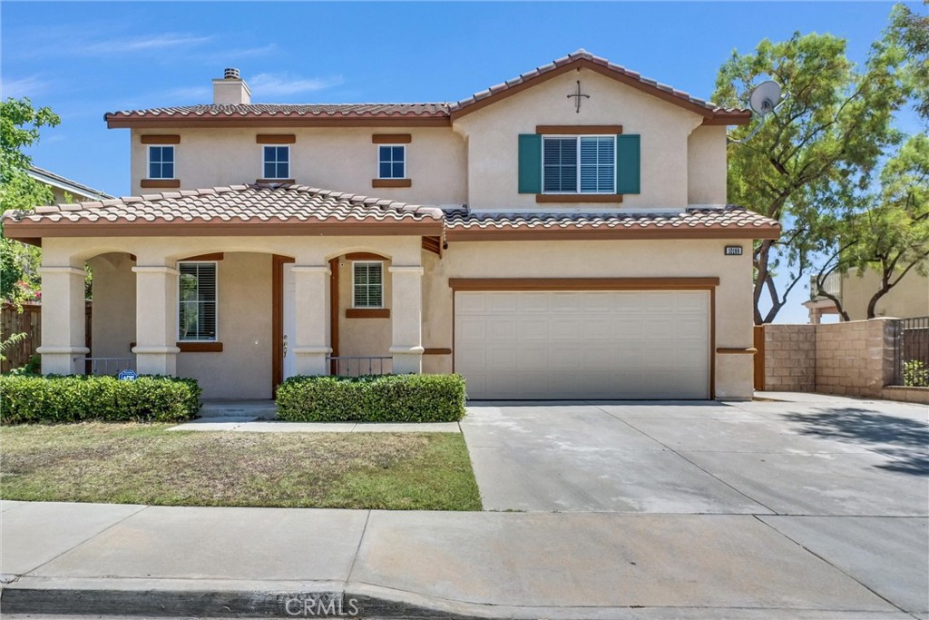 Prepare to be amazed by breathtaking lake and mountains views in this beautifully remodeled, move-in ready single family home. Nestled within a secure gated community with low HOA fees. This beautiful two-story residence offers stunning lake and mountains views, featuring 4 spacious bedrooms and 2.75 bathrooms across 2,418 sq. ft. of living space. Step inside to find a bright and airy interior, freshly painted with new flooring added just last year. The living room boasts vaulted ceilings and an abundance of natural light. The kitchen and all bathrooms have been beautifully updated with quartz countertops, freshly painted cabinetry. The cozy family room opens to a modern kitchen with lake views. Upstairs, you’ll find three good sized bedrooms with waterproof vinyl plank flooring, including a serene master suite with a walk-in closet, private bath and access to a large balcony overlooking the lake. A convenient full bedroom and bathroom downstairs make an ideal space for guests or in-laws. The indoor laundry room adds everyday ease. Sunnymead Ranch offers a low HOA with incredible amenities including a clubhouse, scenic lake, pool, gym, tennis court, basketball court and beach volleyball courts, and so much more. Conveniently located close to UCR, restaurants, shopping centers, and with quick access to the 60 Freeway. Don’t miss this rare opportunity to own lakefront in one of Moreno Valley’s most desirable neighborhoods!