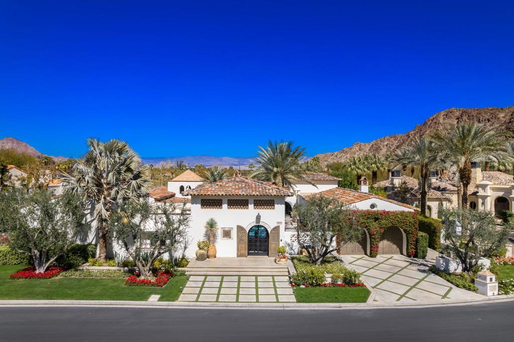 Stunning Coastal Modern Masterpiece with a Cool Moroccan flair! You'll feel like you've entered a posh resort as your eyes feast on the huge courtyard pool and endless covered patios. Diagonal concrete floors and authentic iron doors accordion open to seamlessly blend the inside with the outdoors. With 6 bedrooms including 2 room Casita, cozy Media Room, handsome Office, this house has all the amenities for the perfect retreat. Add a restaurant style professional Kitchen with extra Butler's Kitchen, outdoor BBQ, stunning Wine Room, multiple covered Loggias & trellises, and the party may never stop. This renowned Bob White designed home has spacious master suite includes His and Her Bath and dressing rooms. Vantage lighting system for one touch convenience. This family vacation compound is like no other at The Tradition - all the light and bright finishes that today's buyers are looking for, combined with the ultimate in comfort, craftsmanship and Coastal Modern Cool ! Offered beautifully furnished per inventory. No showings until March 20.