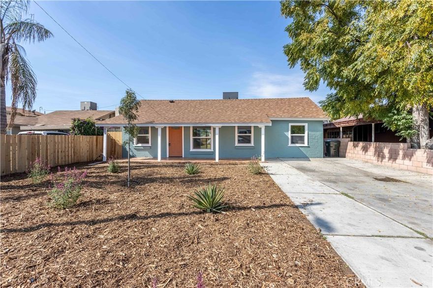 Charming 2 bed, 1 bath home with a huge backyard and tons of character. The bonus room can easily serve as a third bedroom or office space. Features Saltillo tile front porch, drought-tolerant landscaping, brand new wood fence all around and updated finishes throughout. Bathroom showcases a stylish Tremezzo Cotto tile accent wall at the vanity. Dual-pane windows, Brand New HVAC System, New Roof, Fresh Paint, New Septic Tank and move-in ready appeal. Great blend of classic warmth and modern upgrades all with approved permitsperfect for first-time buyers or investors!