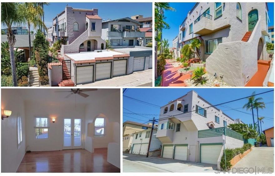 This property at 3770 Georgia Street is a very charming well-maintained pride of ownership multifamily property. Located in the Hillcrest neighborhood of San Diego, CA, one of San Diego’s best performing submarkets, it consists of eight (8) one-bedroom apartments and six (6) single car garages. Built in 1929, property offers potential historic designation featuring vintage Spanish Colonial Revival architecture with Heavy Adobe Bumpy wall stucco, mission style arched doors and windows, and wrap around staircases. Property is offered for sale for the first time in nearly thirty years.  • A+ San Diego Location: Hillcrest / 92103 • Very Well-Maintained Clean Asset • Vintage Spanish Style Architecture • Highly Desirable Charming Sunny Apartments • 9-Ft Coved Ceilings, Hardwood Floors, Some with Views • Value-Add Opportunity: Good Upside Potential in Rents • All Apartments Individually Metered for Gas and Electricity • Six Garages; On-site Laundry • Close Proximity to Balboa Park, Mission Hills & North Park • ProForma Cap Rate: 5.77% / ProForma GRM: 12.26 • Drive-by only, do not disturb tenants