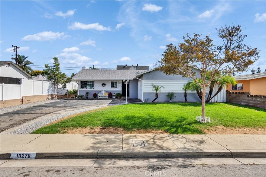 This beautifully updated single-family home offers modern comfort in a peaceful setting. With 3 bedrooms, 2 bathrooms, and a spacious open living area filled with natural light from large windows, there's plenty of room to relax and enjoy. The kitchen was updated with granite counter tops and backsplash and flows into the main living space, making it great for entertaining. Outside, enjoy a fully remodeled back yard, what a great home for BBQ's and parties with friends to gather and enjoy. The attached garage adds extra convenience. Located in a quiet, friendly neighborhood close to parks, schools, and shops, this move-in-ready home has it all. COME AND SEE THIS GREAT OPPORTUNITY !! IT WILL NOT LAST !!