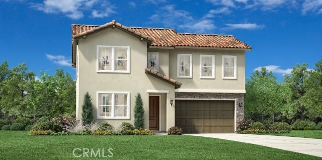 Welcome to Vista Rose, a new community located in Placentia which is close to Brea, Yorba Linda and the Anaheim Hills. Homesite 33 is a new construction home that is situated on a low maintenance homesite with easy access to the front gate. The Gallica floorplan features 4 bedrooms, with 3 full bathrooms, and is 2123 sq. ft, with a 2 car garage. Upon entering the home you'll be greeted by an alluring great room that overlooks a welcoming foyer with a bright casual dining area, the kitchen features an oversized center island with breakfast bar, wrap around counter and ample cabinet space. The primary bedroom suite is secluded on the second floor, complete with a stunning walk-in closet and a serene primary bath with a dual sink vanity, large soaking tub, a lux shower and a private water closet. The secondary bedrooms offer sizable closets and share a full hall bath with a separate dual sink vanity area, also included is a desirable first floor bedroom and shared hall bath with a walk in shower. Highlights of the home include 9 foot high ceilings, a glass handrail on the staircase, and many thoughtfully curated designer appointed features selected by our design team. The community amenities include private park for homeowners, HOA maintained front yards, as well as a gated entry to the community. Homesite 33, has an estimated closing date of Fall 2025. Photos provided are renderings, actual home is under construction.