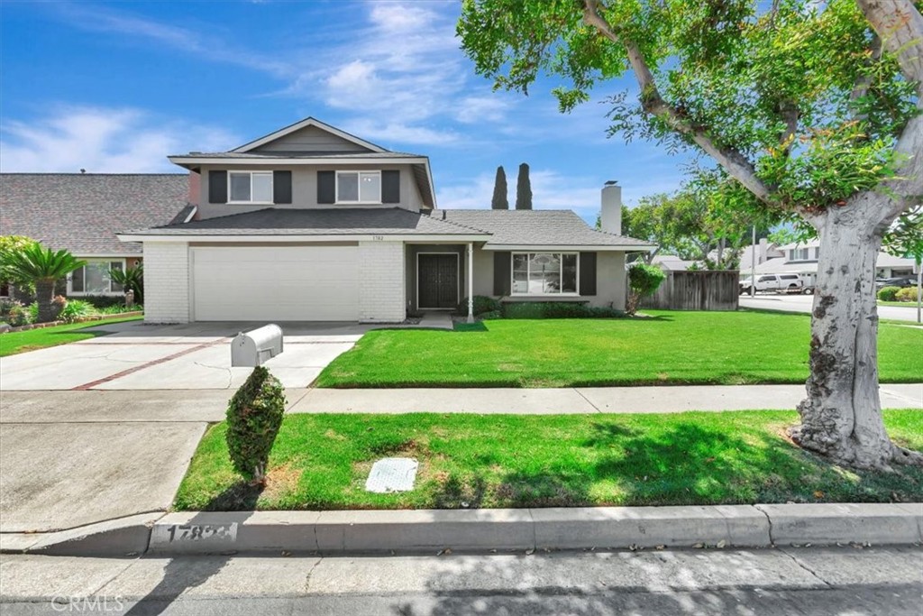 VERY NICE SINGLE FAMILY, DETACHED HOME WITH 2-CAR DIRECT ACCESS GARAGE! Fresh, clean, clean, clean! Well-kept HUGE yard - 4 bedrooms - 3 upstairs, master bedroom 1st floor - large living room with cozy fireplace, built-ins, recessed LED lighting, designer paint palette. Vinyl wood-like flooring DR, kitchen, hall plus coordinating carpet LR, bedrooms, up the center staircase. Kitchen features an electric stove, newer wall oven and microwave oven - lots of storage, newer kitchen sink and faucet. Nicely planted back yard - timer for sprinklers - flowered shrubs all around! HUGE shade tree in back yard for outdoor enjoyment - VERY LARGE almost 9000 sq ft lot, so entertaining your family and friends will be spectacular! Newer epoxied garage floor, some freshened paint. Interior of the home, the carpets and windows have all been professionally cleaned...is spiffy! Wonderful corner lot with 2-car driveway plus 2-car garage so is private and serene - tranquil place to come home and unwind from "out there" - comfortable home! Master on the 1st floor features its own bathroom with shower stall. Second floor features shower over tub and dual vanity sinks. Whole house fan cools quickly on hot summer nights - air conditioned as well. Good credit a must!