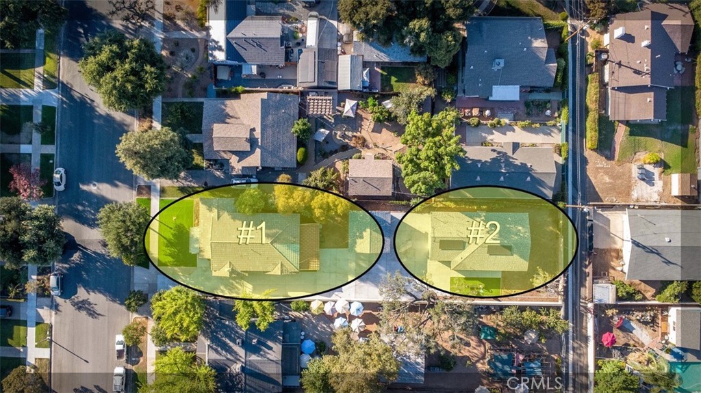 Two properties on one lot! Prime Location on One of the Most Sought-After Streets in Redlands! A rare opportunity featuring two separate homes on one lot – ideal for multi-generational living or rental income. The front House (Unit 1) is approximately 1,300 sq. ft. with 3 bedrooms and 2.5 bathrooms. It retains classic Redlands character with thoughtful updates and has been recently rewired and re-piped for added peace of mind. The back House (Unit 2 – Newly Built ADU) is 1,200 sq. ft. with 3 bedrooms and 2 bathrooms, newly constructed with paid-off 8 solar panels and a modern electric range, designed with contemporary finishes for comfort and efficiency. Located in desirable Downtown Redlands, this property is close to the University of Redlands, restaurants, shopping, the historic Redlands Bowl outdoor amphitheater – home to one of the nation’s oldest free summer concert series -- the Lincoln Shrine Museum, library and city hall. Convenient freeway access provides easy connections, with Big Bear only 30 minutes away for year-round recreation. This unique property combines historic charm and modern construction in a highly sought-after neighborhood within the Redlands Unified School District, with Redlands Senior High School as the assigned high school (buyer to verify). Unit 2 has a separate electrical panel. Unit 1 with gas range, unit 2 with electric range per city code, shared water meter.