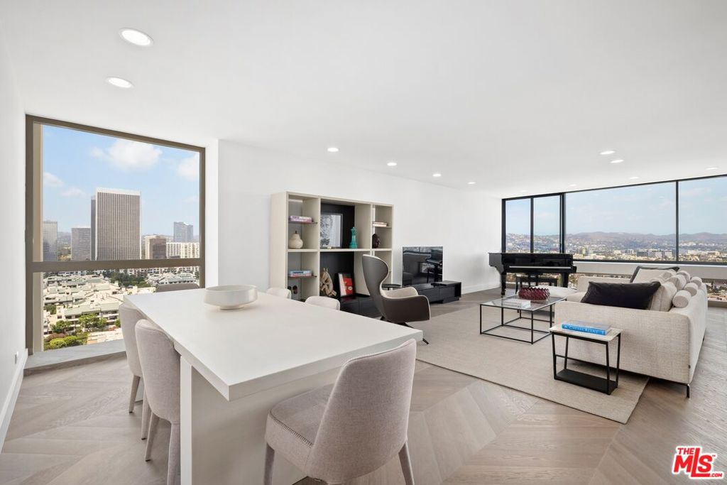 Experience luxury living at Century Towers, the iconic I.M. Peidesigned landmark in the heart of Los Angeles. Rarely available, this 3-bedroom, 3-bath residence reimagined by Nicole Sassaman Design offers refined interiors and some of the most spectacular views of any condo in the city.A formal entry opens to light European chevron oak floors and an airy layout filled with natural light. The open living and dining areas flow seamlessly into a remodeled kitchen with custom cabinetry, select Poliform pieces, premium appliances, sleek finishes, and custom wine storageperfect for entertaining with the skyline as your backdrop.The primary suite is a serene retreat with spa-like en suite bath, private commode, and ample closets. Two additional bedrooms share a beautifully appointed bath, while an office, powder room, abundant storage, and in-unit laundry complete the home.Century Towers is a guard-gated, full-service community offering 24-hour valet, concierge, fitness center, tennis courts, and pool. Ideally located near Beverly Hills, Century City Mall, and world-class dining. HOA includes water, basic cable, and common area maintenance. A rare opportunity to own architectural history with views that truly set this home apart.