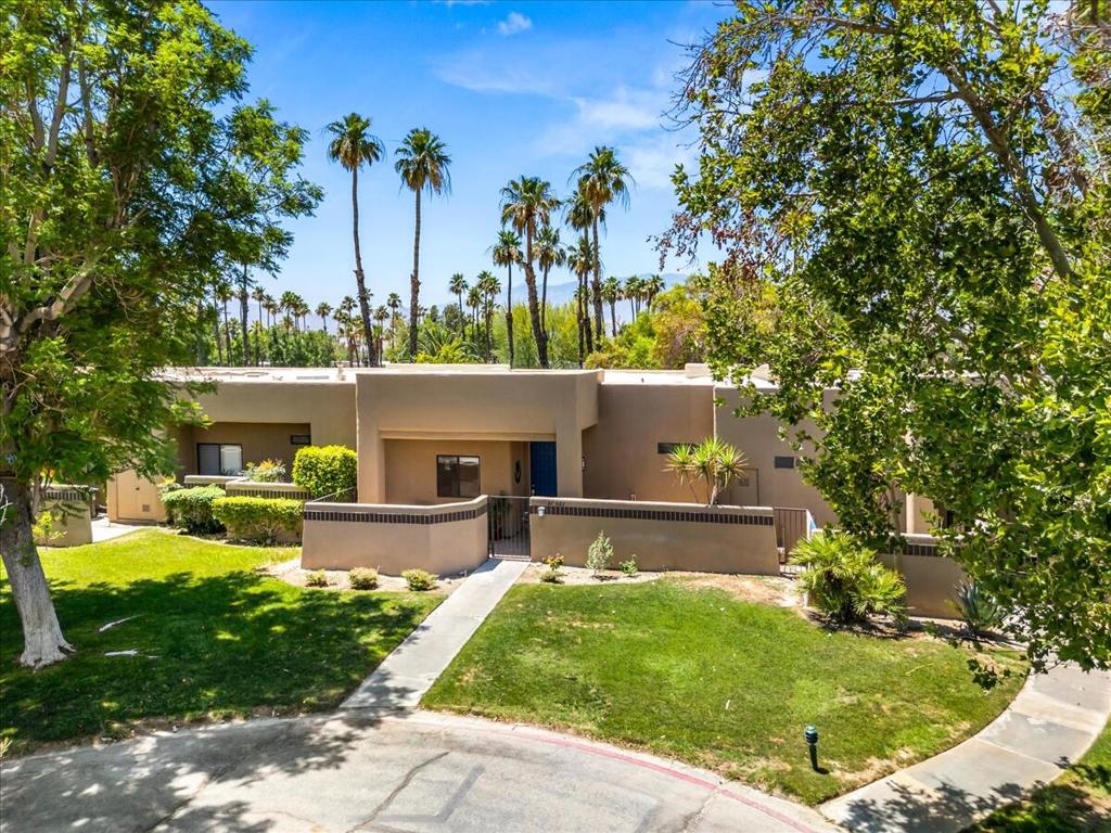 Welcome to 67527 North Portales Drive - a beautifully updated, turnkey home in the heart of the Desert Princess community. With 2 spacious bedrooms, 2 stylish bathrooms, and 1,212 sqft of open, airy living space, this home is move-in ready and short-term rental friendly!You'll love the high ceilings, modern kitchen, and the easy flow between living, dining, and outdoor spaces, including a private front courtyard and a covered patio out back.The primary suite features a walk-in closet and spa-like bath, while the second bedroom is perfect for guests or a home office.Extras like in-unit laundry, new AC, and resort-style community amenities - including golf, pickleball, tennis, pools, and more - make this the ideal desert getaway or investment.