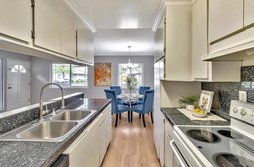 Nestled along a tranquil, tree-lined street in the heart of Silicon Valley lies a charming property awaiting for you just to move in. This adorable abode exudes warmth and comfort, offering a peaceful retreat from the bustling city life. Affordability meets convenience as this gem is priced remarkably for the coveted Silicon Valley area, making it an ideal opportunity for those seeking a slice of paradise without breaking the bank. Updated with fresh paint, new carpet and stylish laminate! Its prime location ensures easy access to an array of amenities, with shopping, restaurants, and leisure activities just moments away. Commuting is a breeze with good proximity to 85, 87 and 280 , 680 and 101. Warm summer days can be spent by the sparkling community pool. Enclosed shared garage space and driveway parking spot accommodates your cars nicely. Discover the perfect harmony of affordability, convenience, and tranquility in this idyllic retreat.