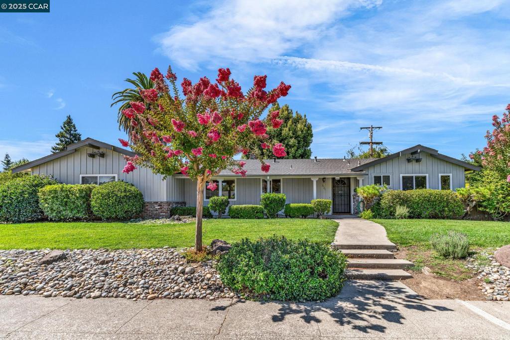 3BD/2BA, single-story, beautiful curb appeal located in desirable San Miguel neighborhood. Well manicured landscaping with inviting front entrance. Opportunity knocks for you to put your final touches on a home with good bones. Dual pane windows and central heat/air. Peaceful backyard with private backyard access from the primary bedroom. Close to Heather Farm Park, top rated schools, restaurants, downtown Walnut Creek, trails, shopping, BART.