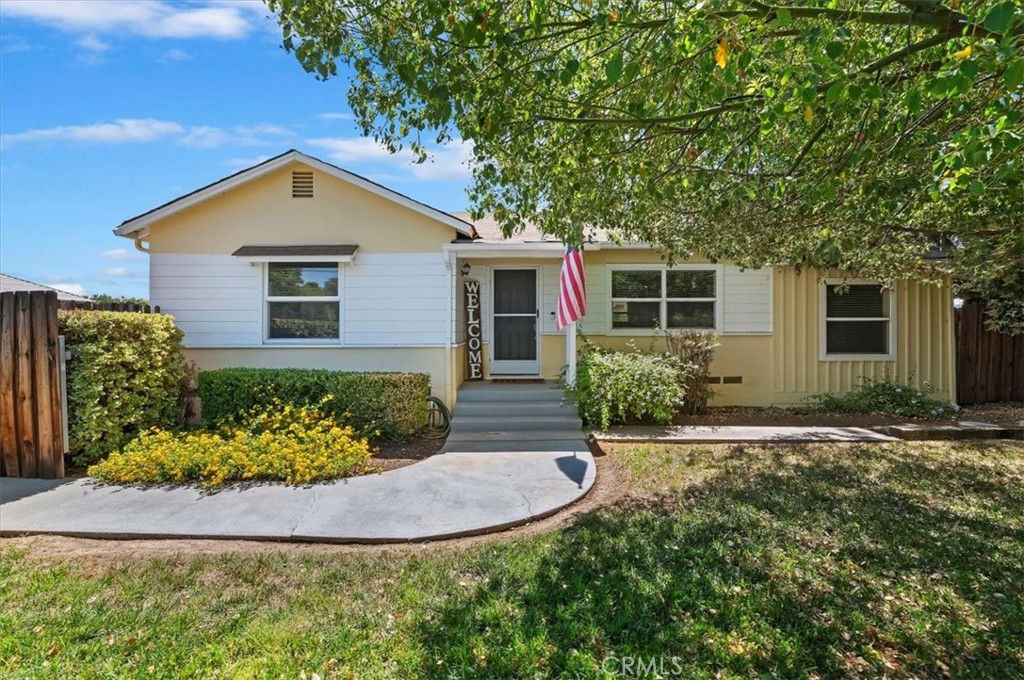 ***BEAUTIFULLY REMODELED HOME with RV PARKING in a GREAT AREA*** This Home has so much Character & Charm with a Great Layout, 2 Car Detached Garage (possible ADU/Guest House potential) and RV Access & Parking. Upon Entering there is a large Living Room with Hardwood Floors leading to a Fully Remodeled Kitchen with Upgraded Shaker Cabinetry, Stainless Steel Appliances and Dining Room with Built-In Cabinetry. There are 3 spacious Bedrooms and 2 Remodeled Bathrooms with a Laundry Room. The backyard is Amazing with a fully Covered Patio area with a Basketball Court, Fruit Trees and tons of room to build a Pool, Spa, BBQ or anything you can Dream up. Low Tax Rate & No HOA.