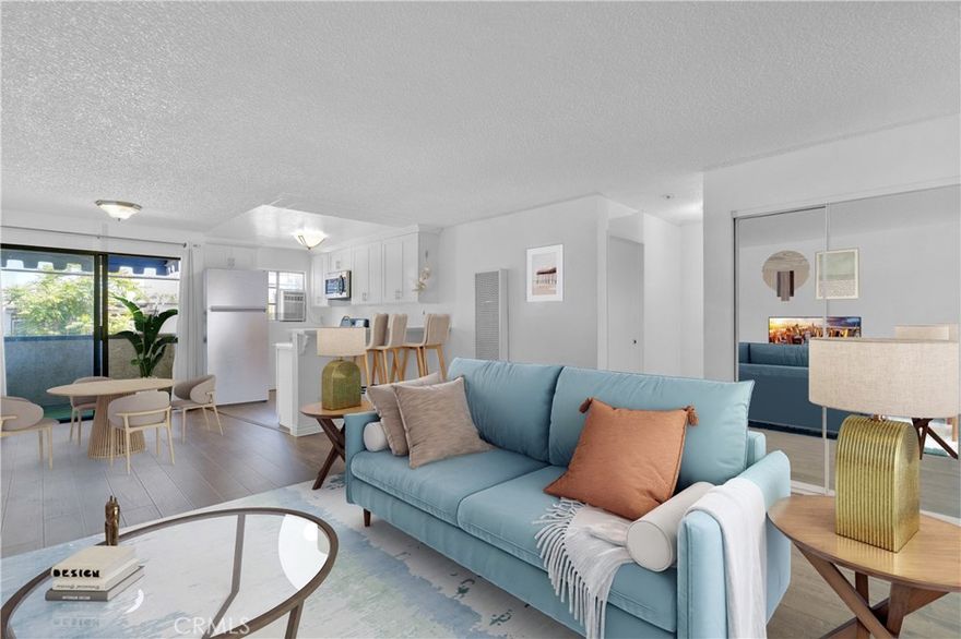 Beautifully updated 1-bed, 1-bath condo offering 647 sqft of modern living with laminate wood floors, sleek cabinetry, and quartz countertops. Ideally situated at the front of the building on the 2nd floor with elevator access, featuring a private balcony and assigned parking.

Enjoy community amenities including a pool, spa, and rec room, with a low HOA that covers water, trash, and exterior maintenance. Conveniently located just off Ventura Blvd—close to shopping, dining, and entertainment—and minutes from CSUN, making it an excellent option for students or a first investment property.

Move-in ready, easy to maintain, and offering strong potential for rental income or portfolio growth. CASH SALE