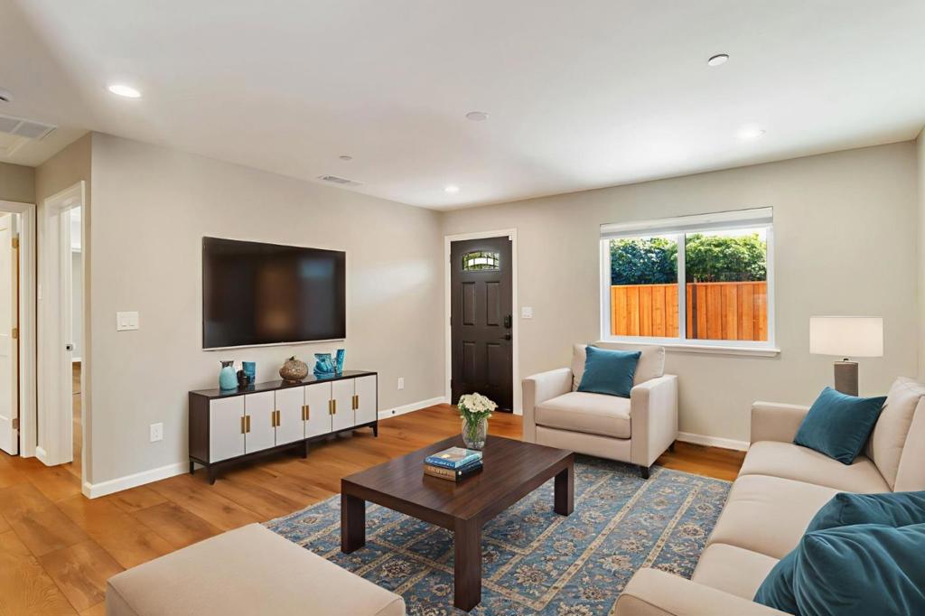 Newly renovated duplex tucked away on a picturesque, tree-lined street in Redwood City offering the perfect combination of modern convenience and timeless charm. Each unit is 2BR, 1BA. Inside, you'll discover a thoughtfully designed smart home featuring sleek stainless steel appliances, in-unit washer and dryer, and stylish finishes throughout. Bright, open living spaces create an inviting atmosphere, perfect for both everyday comfort and entertaining. Large, low maintenance backyard. Prime west side Redwood City location close to amenities, public transportation, major freeways and neighborhood parks. Unit 1960 in the back of the property is currently available, unit 1958 has been leased. Rent includes water. Worth a visit!