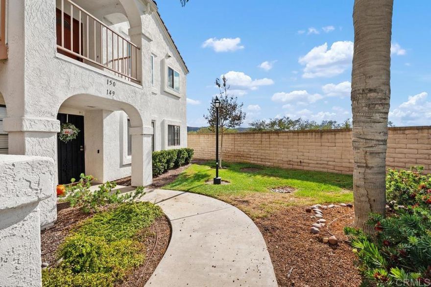 Welcome to Sun Ridge Vista, a serene Rancho Peñasquitos community that perfectly blends comfort and convenience. This light and bright 2-bedroom, 2-bath lower-level condo is filled with natural light from its south-facing windows and offers a modern, open vibe. Upgrades include newer LVP flooring, contemporary tile fireplace, remodeled bathrooms, and oversized mirrored wardrobe doors that make the space feel even larger. The primary suite offers a peaceful retreat, while the second bedroom is ideal for guests, an office, or a creative space.The complex provides resort-style amenities including pool, spa, fitness center, and park-like grassy area. The location can’t be beat, it's close to shopping, dining, public transportation, and easy freeway access to anywhere in San Diego.It's the perfect blend of lifestyle, and value. Welcome home!