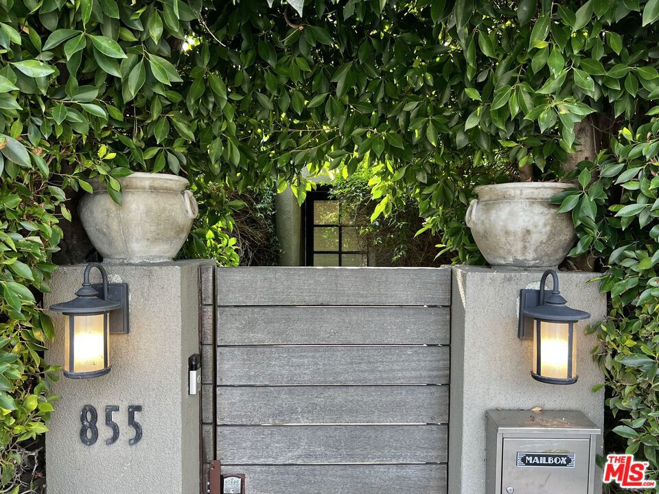 Enchanting Spanish home for lease in arguably the best West Hollywood location, on a quiet street 1 block south of all restaurants and West Hollywood City Hall. Live an incredible convenient lifestyle in the middle of everything yet in peace and serenity in this completely private and gated hideaway behind a gorgeous 15 foot+ ficus hedge. This updated 4 Bedrooms 3 Baths home features a spacious living room that opens out to the main patio/yard with built in BBQ through multiple beautiful French double doorsfor a seamless indoor outdoor flow to enjoy LA's gorgeous weather year round. The kitchen is a delight with eat in breakfast bar, can accommodate several cooks in the kitchen, and is drenched in natural light from large skylights to cook under the blue sky! At one end of the home, the primary suite has access to its own private patio, side yard and private entrance, and is ideal for retreating from your roommates or rest of the members of your household. At the other end features the rest of the bedrooms (one smaller best used as home office or giant walk in closet) and 2nd bathroom with deep soaking tub. Private gated driveway with parking, central heat & air, newer appliances, multiple terraces to entertain outside, newer tankless water heater, landlord has this enchanting home ready for you with all the modern comforts... Come see this rare offering before it's gone! Available August 1st.