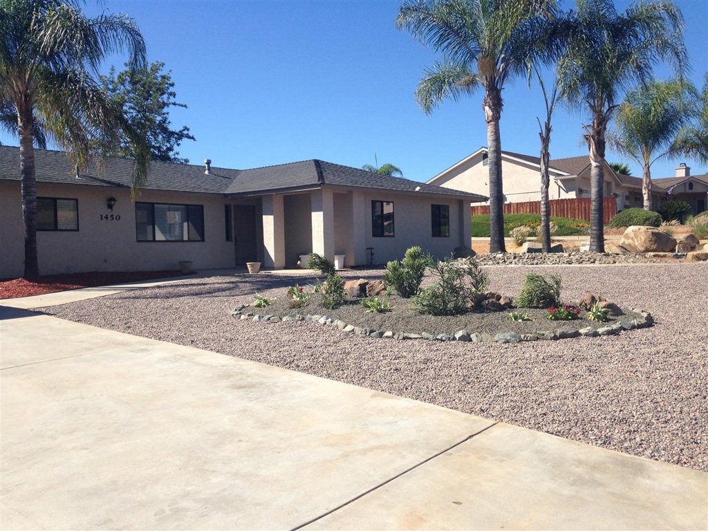 AVAILABLE 4/1/16! Move-in ready, tastefully remodeled 4 bedroom/2 bath home with RV parking & all appliances included including washer & dryer. Open concept home with new paint & luxury vinyl plank flooring throughout. Cozy fireplace in living room, HUGE 15X14 master bedroom with walk-in closet, dual sinks separate shower, tub and toilet area with plenty of cabinet storage. Newer HVAC, epoxy flooring in garage & low maintenance landscaping in front & back yard. Neighborhoods: Granite Hills