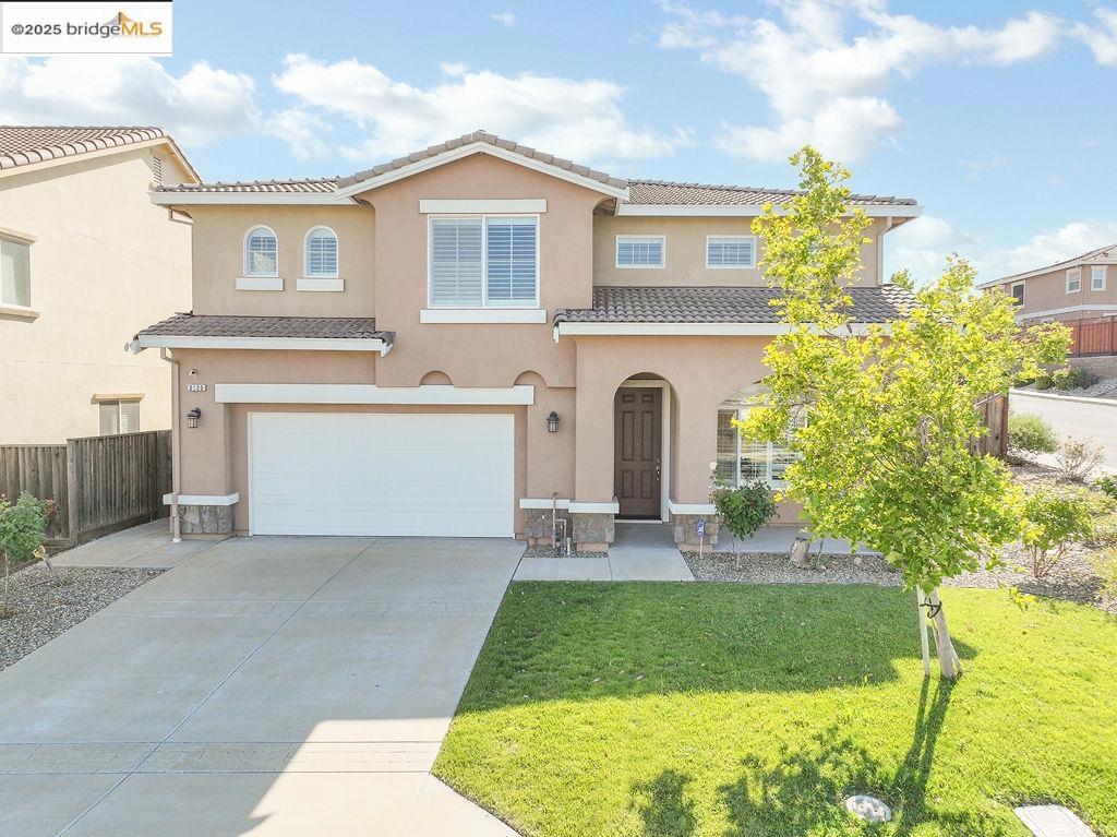 Bright & Comfortable 5-Bedroom Home with Room for Everyone. Welcome to 3120 Rio Viejo Dr—an expansive 5-bedroom, 3-bathroom residence offering over 2,700 sq ft of refreshed living space in a desirable Bay Point neighborhood. Recently updated with fresh interior paint throughout, including cabinetry, and all-new carpeting, this home is bright, clean, and move-in ready. The main level features a versatile bedroom and full bathroom—perfect for guests or multi-generational living—alongside a formal dining room for hosting gatherings or special occasions. The open-concept kitchen and family room provide a welcoming hub for everyday living and entertaining. Upstairs, discover generously sized bedrooms and a spacious primary suite designed for comfort and privacy. Outside, the low-maintenance backyard offers space to relax, garden, or entertain with ease. Additional highlights include a 2-car garage, no HOA, and convenient access to BART, Highway 4, shopping, and local parks. This is the perfect blend of style, space, and location—don’t miss it!