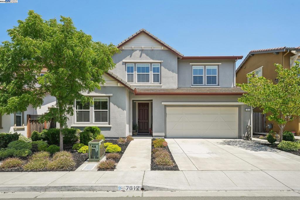Welcome to Elevated Living with Breathtaking Views and Energy Efficiency. Nestled in a highly desirable hillside neighborhood at the Benicia/Vallejo border, this beautifully upgraded home offers panoramic views and sophisticated charm. The open floor plan is bathed in natural light, where rich wood flooring and stylish finishes create a sense of timeless beauty. The heart of the home is the stunning Great Room, a blend of the gourmet kitchen, dining area, and spacious family room, just right for entertaining and everyday living. The kitchen is a culinary dream with abundant cabinetry, designer backsplash, center island, and thoughtfully designed workspace. A downstairs bedroom with its own full en-suite bathroom offers the perfect retreat for guests. Upstairs, the primary suite impresses with a beveled ceiling, expansive layout, and a spa-like bathroom designed for serenity and style. A spacious and versatile loft provides endless possibilities, such as a second living area. The low-maintenance backyard is an outdoor delight with new pavers, artificial grass, and elegant landscaping. This home is also equipped with owner-owned solar, providing energy efficiency, cost savings, and eco-conscious living. Located minutes from park, trails, shopping and SF Ferry Transit. Welcome Home.