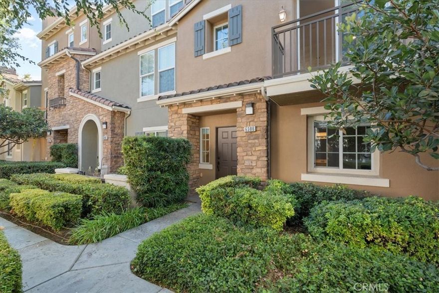 Opportunity Awaits! in the highly desirable  EASTVALE SERAFINA GATED COMMUNITY! 3 BEDROOM 4 BATHROOM. FULL BED & BATH ON THE MAIN FLOOR, can be used as an office. This home is in a prime location, close to Dining, Shopping and Entertainment. The second floor of the home features an open-concept living area with a large center island, cozy fireplace and a balcony off of the family room. Enjoy the Resort- Like Community Amenities  which include:Pool, Spa, BBQ Area, Out-Door Fireplace, playground and basketball court. This Home Has been FRESHLY PAINTED and new window coverings THROUGHOUT!

 Easy Access to the 15 & 60 Freeways. Top Rated Schools! ELEANORE ROOSEVELT HIGH SCHOOL! SCHEDULE A SHOWING TODAY!