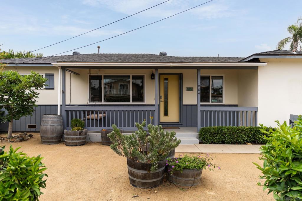Welcome to your dream coastal retreat in the heart of South Oceanside! This charming single-level home is perfectly positioned just blocks from the beach and west of the 5 freeway, offering a prime location. Featuring 3 spacious bedrooms and 2 bathrooms, this home boasts hardwood floors and an updated kitchen. Enjoy a walkable lifestyle, close to schools, parks, shopping, and restaurants just a few blocks away. The beautifully landscaped front and back yards are fenced w flourishing fruit trees, including avocado, fig, pomegranate, peach, nectarine, and lemon. Highlights include a playroom/office, a community pool, and an oversized one-car garage. This beach house offers a spacious interior and has been thoughtfully updated, ensuring comfort and style throughout. Experience the best of coastal living in this unbeatable South Oceanside location! Welcome to your dream coastal retreat in the heart of South Oceanside! This charming single-level home is perfectly positioned just blocks from the beach and west of the 5 freeway, offering a prime location. Featuring 3 spacious bedrooms and 2 bathrooms, this home boasts hardwood floors and an updated kitchen. Enjoy a walkable lifestyle, close to schools, parks, shopping, and restaurants just a few blocks away. The beautifully landscaped front and back yards are fenced w flourishing fruit trees, including avocado, fig, pomegranate, peach, nectarine, and lemon. Highlights include a playroom/office, a community pool, and an oversized one-car garage. This beach house offers a spacious interior and has been thoughtfully updated, ensuring comfort and style throughout. Experience the best of coastal living in this unbeatable South Oceanside location!