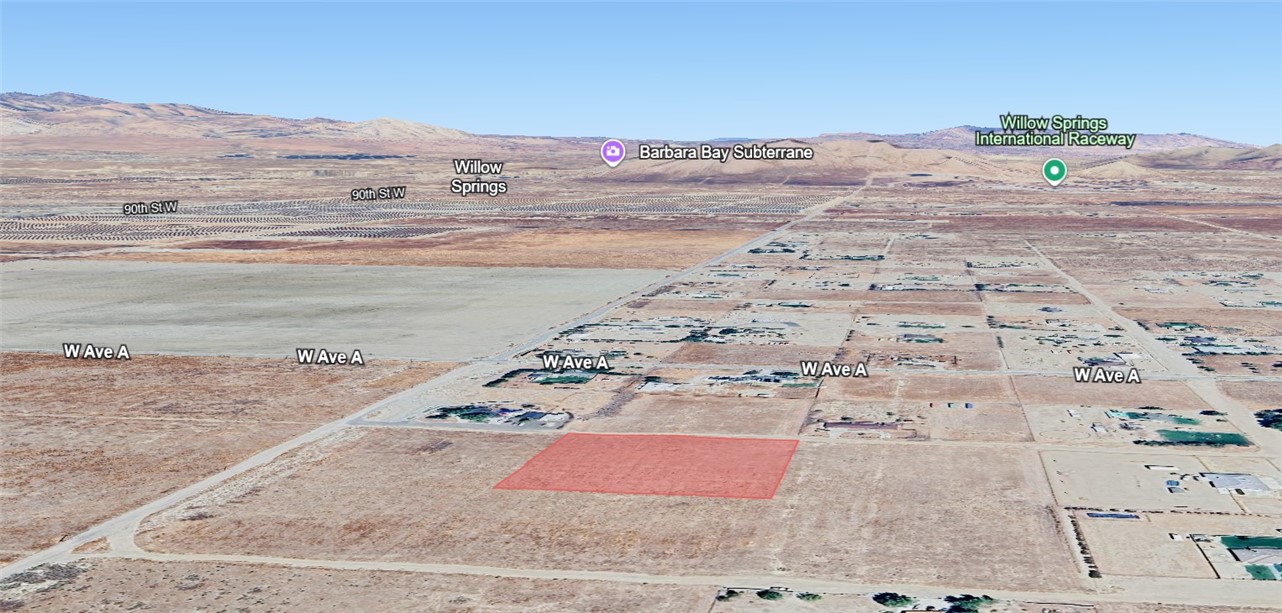 Ave A3 Vic 79 Stw, Lancaster, CA 93536. 2.54 acres zoned Rural / Agricultural Vacant Land ready for your vision. Land parcel identified by APN:3229-010-023. No situs address assigned by county; address shown is for MLS input only. GPS coordinates: 34.817815, -118.271222. Buyer to verify zoning, permitted uses, and utility availability.