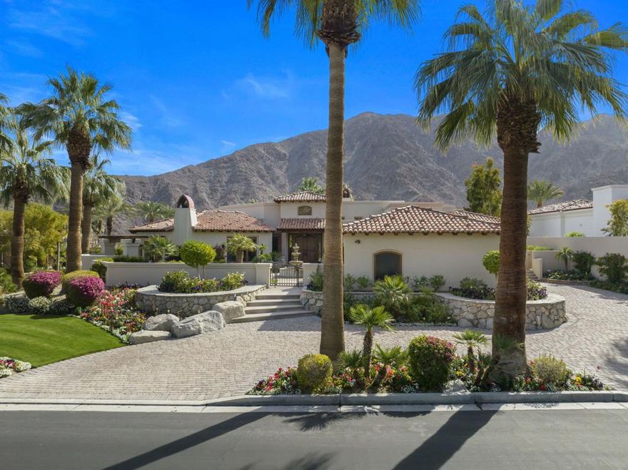 Perched above the 12th green of the majestic Tradition Golf Club, this incredible custom home was designed by renowned architect James Cioffi and built with the finest materials and craftsmanship. As you walk through the front door you'll be impressed by the illuminated floor and gorgeous living room with high wood ceilings & floors, custom built in furniture, cozy stone fireplace and stunning views framed by French doors. You'll love entertaining with this gourmet kitchen and stately dining room with wine room. Enjoy the outdoor kitchen overlooking the serene pool and golf course with mountain views. The luxurious primary suite has a large closet, dual vanities, soaker tub, and huge shower with two shower heads plus rain forest head. Guests will love the 2nd primary suite with fireplace, expansive closet and en-suite bathroom, another guest room on the south side of the home plus an office with pullout couch and en-suite bath. The powder room will impress all entering with a motion activated fountain wall vanity. Spacious 3 car garage with beautiful custom cabinetry. Freshly painted and new lighting system. Available October and December 2025, and possibly May 2026.