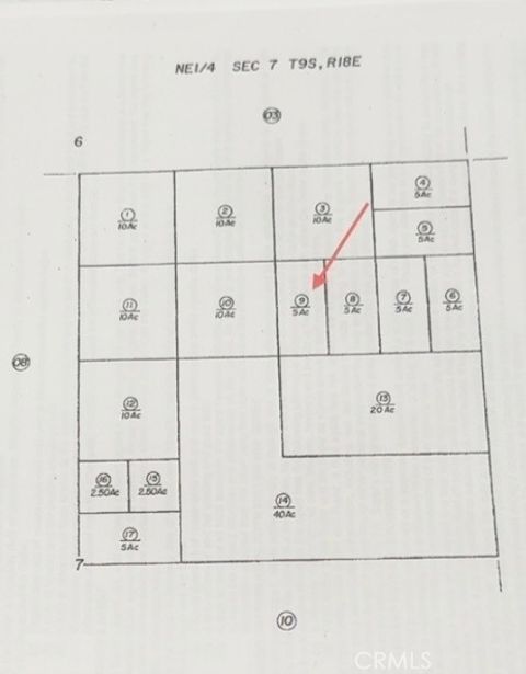 Photo of 0 W2 OF SW4 OF NE4 OF NE4 SEC 7 9-18 5AC, Winterhaven, CA 92283 (MLS # DW25114088)