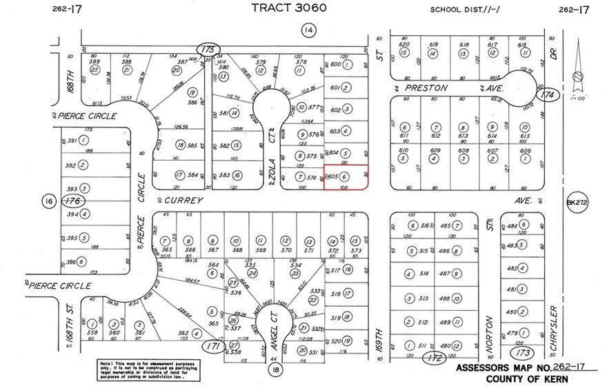 This 0.19-acre parcel at the intersection of 169th St and Currey Ave in California City offers an exciting opportunity for investment or development in Kern County. Situated near popular local attractions such as the Cal City MX Park, Borax Bill Park & Station, and the Desert Tortoise Research Natural Area, this property is perfect for those seeking a connection to outdoor recreation and desert serenity. With access via a dirt road, buyers are encouraged to verify utilities and development possibilities for this conveniently located lot. Parcel No. 262-175-06-00-3, GPS: 35.18178, -117.82822.