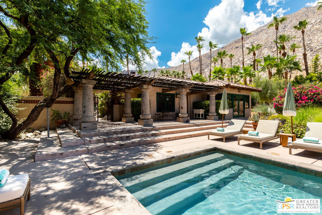 Season | October - April: $$ - 12,940.00 - Summer | May - September: $$ - 6,100.00 - Available for Seasonal Rental Only 1 to 6 Months. This property is offered exclusively for short-term seasonal stays. Long-term leases beyond 6 months are not available. Dates go fast! For the most up-to-date availability and to explore all of our properties, please visit APEK Rentals online. You'll find the live calendar and easy booking options there.Escape to your own private Luxury Oasis in Palm Springs Retreat. This stunning 5-bedroom, 3-bathroom house is the perfect getaway for those looking to relax and unwind in style. Enjoy the beautiful desert landscape from the comfort of your own hot tub or take a dip in the outdoor pool. With amenities such as a BBQ grill, fire pit, and bikes available for your use, you'll have everything you need for a memorable stay. The house also features modern conveniences like wireless internet, air conditioning, and a dishwasher. Whether you're looking to host a family gathering or simply enjoy a peaceful vacation, this Palm Springs retreat has everything you need for a truly luxurious experience.