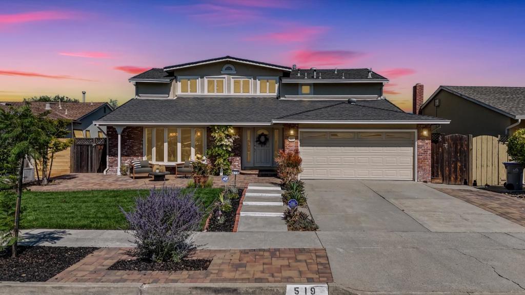 Welcome home to a spacious & lovingly maintained 2-story home nestled near the scenic foothills of South San Jose's desirable Santa Teresa neighborhood. This thoughtfully updated residence offers a bright & versatile floorplan designed for comfortable living & effortless entertaining. Soaring ceilings & abundant natural light enhance the formal living room, while the adjacent dining area sets the stage for memorable gatherings. Toward the rear of the home, the kitchen & breakfast nook connect seamlessly to a relaxed family room, creating the perfect hub for daily life. A ground-floor bedroom & full bath provide ideal accommodations for guests or multigenerational living. Upstairs, the expansive primary suite offers a peaceful retreat, joined by three additional bedrooms that can easily flex as a home office or additional living space. Step outside to the backyard oasis featuring a covered patio, & a sparkling in-ground pool just in time for summer. Additional highlights include dual-pane windows, central heat & AC, attached 2-car garage. Located near Santa Teresa High School & close to local parks, shopping, dining, and major commuter routes including Highways 85 and 87, this move-in ready gem offers the best of California-style living in a highly sought-after neighborhood.
