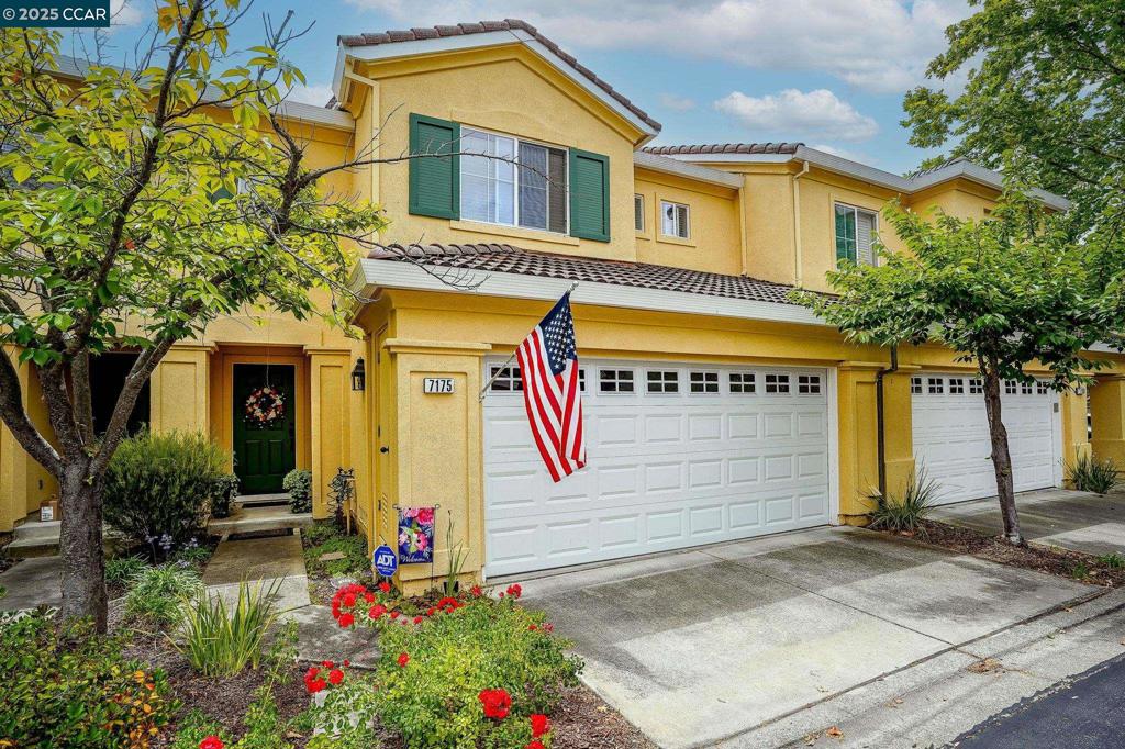 One of the nicest locations in the neighborhood! Fabulous north-facing highly updated 2 bed+loft/2.5 bath townhome backing to an open area in popular Cedar Bridge! Wonderful upgrades include hardwood and travertine floors, custom window coverings, upgraded light fixtures, newer water heater and a lovely updated kitchen that features granite counters, refaced cabinets, newer appliances, recessed lighting and more! Enjoy the primary suite complete with vaulted ceiling, hardwood floors, ceiling fan, spacious closet with organizers and a remodeled bathroom with granite slab counter with dual sinks, custom cabinets and a stunning walk-in shower w/waterfall fixture! Convenient loft off of the second bedroom makes for a great home office! Washer, dryer and refrigerator are included! And the comfortable rear yard with paver patio backs to open area and is great for entertaining or relaxing! Great location within the community - a short walk to award-winning Coyote Creek Elementary School and close to Blackhawk Plaza, San Ramon Regional Medical Center, the thriving San Ramon City Center, Bishop Ranch Business Park and more! Don't miss this one!