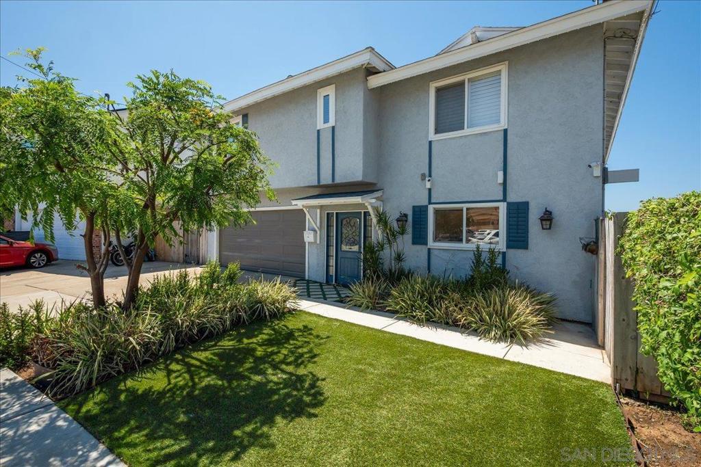 Move right in to this stunning, fully renovated La Mesa home—upgraded inside and out with modern finishes, updated plumbing and electrical, and thoughtful design at every turn. This 4-bedroom, 3.5-bath property is ideal for multi-generational living with a smart, flexible layout. The desirable open-concept floor plan features a reimagined kitchen with shaker cabinetry, quartz countertops, mosaic tile backsplash, modern pendant lighting, stainless steel apron sink and appliances, and tons of counter space and storage. The spacious primary suite is conveniently located on the first floor, just off the living room, with a private wood deck, shiplap ceiling, and large windows that flood the space with natural light and beautiful views. Upstairs offers an additional private suite and its own second living room—perfect for extended family, guests, or a home office setup. Every inch of this home has been carefully updated for both style and function. Enjoy community perks including a sparkling pool, park with playground, and basketball hoops—a true neighborhood feel just minutes from everything La Mesa has to offer.