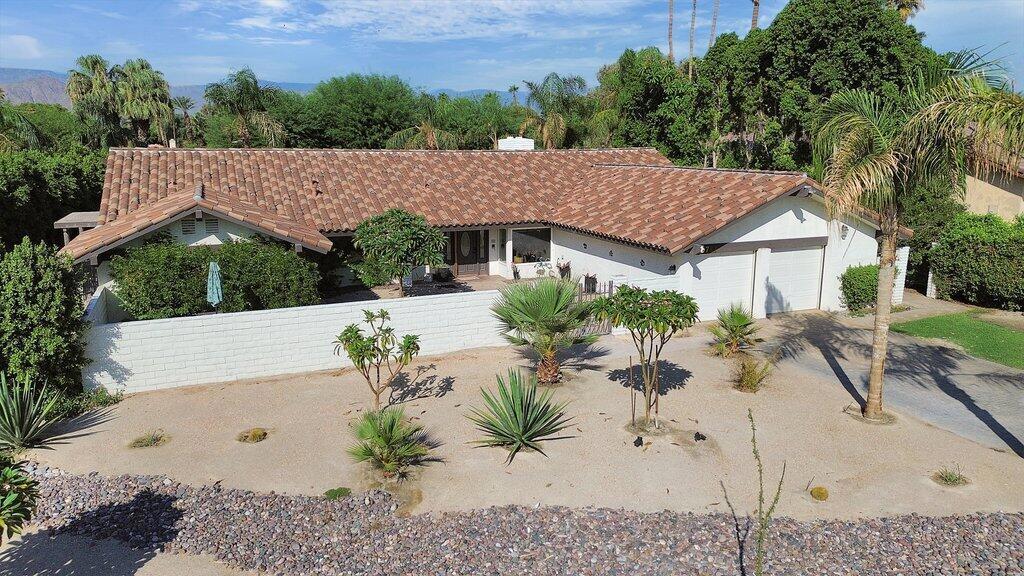 So picture this: you've got a super charming 2,632-square-foot single-family gem right on the fairway of Bermuda Dunes Country Club, hole number 3 of the Eisenhower Course. We're talking a prime spot, where you can literally step outside and catch those gorgeous sunsets! They slid in new sliding glass doors and windows in 2021 and they installed a brand new roof in 2021. In April 2019 a new HVAC system for the bedrooms was installed along with new ductwork for the entire home. Then in July 2023, the other AC unit was replaced so it's all cool and comfy in the home. This is a cozy 3 bedroom, 2 1/2 bath home with traditional charm and just the right amount of space. Bermuda Dunes CC has 3, 9-hole courses with an amazing clubhouse. Membership for golf and social are available. Come take a look at your next home!