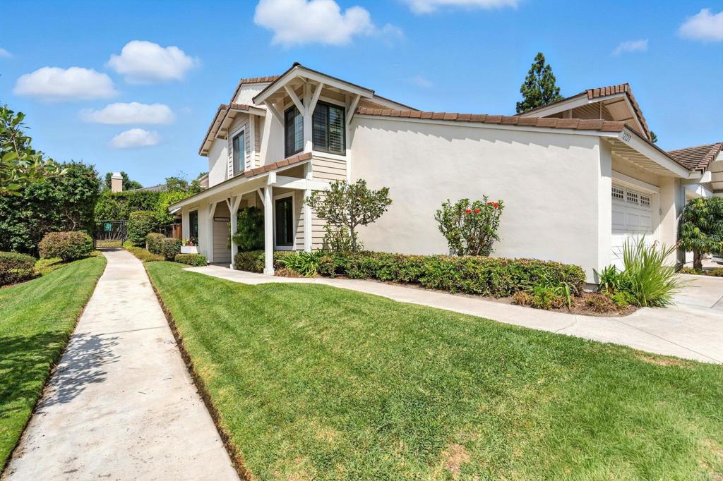 Fabulous 3 bedroom townhome in the heart of Carmel Valley. Fully Furnished rental with minimum 30 day stay. Longer terms are available. Coral Cove offers a community pool & spa, tennis courts and beautiful landscaping. Just over a mile from the Del Mar Highlands Sky Deck & One Paseo with great restaurants and shopping. Large open living room with fireplace. Just 2 miles to Torrey Pines State Beach. Directly behind the unit is a walking trail that connects you to shops & restaurants within walking distance. You will love the kitchen with updated granite counter tops, stainless steel appliances and Gas cooking. One bedroom downstairs, perfect for an office or work space. Large primary suite with walk in shower & bidet. 2nd master upstairs bathroom has a jetted tub. Private enclosed patio with barbecue. 2 car attached garage. Full size washer & dryer. Both beds are Queen size. Monthly rates will vary in high season (June - August) $7500, and multiple month stays are also negotiable on price, season and term. All utilities included at $300 a month (Electric, Gas, Internet, Water & Trash). Pets ok with size and number limit. Additional deposit. First availability is November 1.