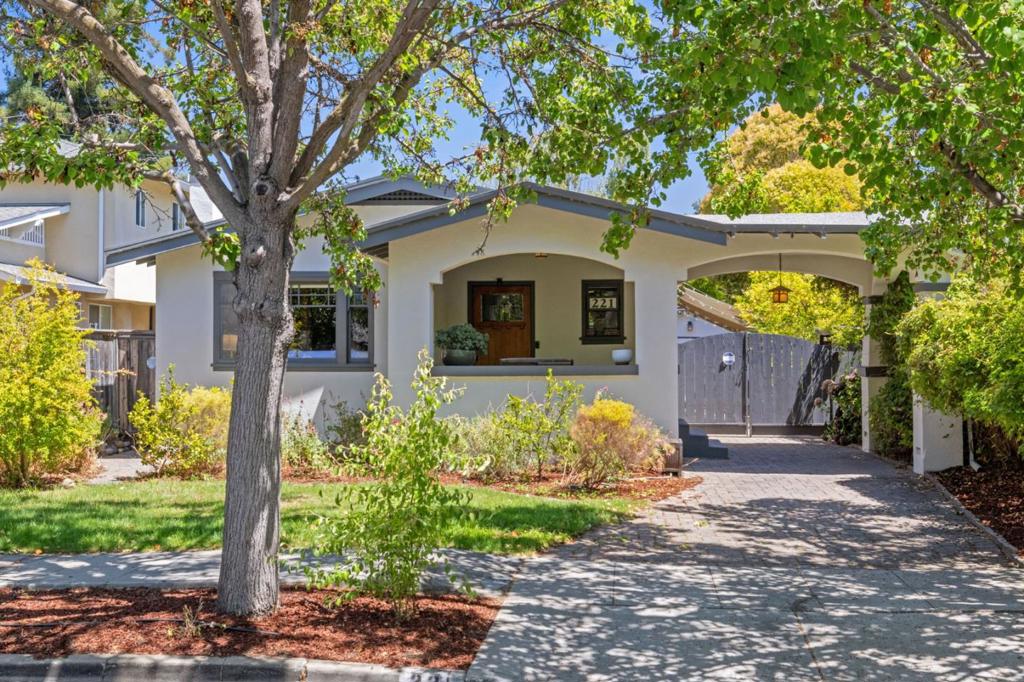 Located in the highly sought-after Mt. Carmel neighborhood of Redwood City, this beautifully updated Craftsman blends timeless character with modern comforts. Classic details include original hardwood floors, deep crown and base moldings, built-in cabinetry, and a welcoming covered front porch. The remodeled kitchen features sleek stone countertops, stylish cabinets and stainless steel appliances (including a wine refrigerator), opening to a bright, modern floor plan. A cozy fireplace anchors the family room, while the spacious master suite offers sliding glass doors to a beautifully landscaped garden/backyard. A bonus room/bathroom in the converted garage create a great atmosphere for an office, workout room or extra bedroom. Nestled on a quiet, tree-lined street, the home also includes a dedicated laundry room, solar system, central AC and great curb appeal. Centrally located close to major transportation routes, award winning schools and great shopping and dining.