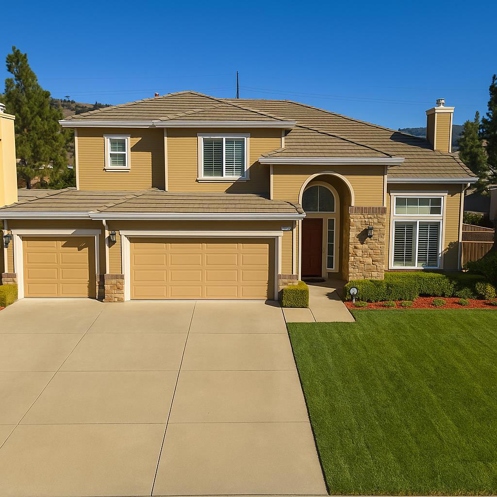 Welcome to Mission Ranch  Morgan Hills premier community! This impressive two-story home offers the perfect blend of luxury, space, and location. Just minutes from Silicon Valley yet peacefully removed from city congestion, youll enjoy easy access to Hwy 101, top-rated schools, parks, and shopping. Featuring 4 spacious bedrooms, 3 full baths, and over 3,100 sq ft of living space, this residence is ideal for both comfort and entertaining. Step through the beautiful high-ceiling foyer into an open layout highlighted by double glass doors, a granite-counter kitchen, and plantation shutters throughout. The primary suite is a true retreat with a cozy fireplace, jetted soaking tub, dual sinks, and stone finishes. Upstairs, a Jack-and-Jill bath connects two large bedrooms, while the main-level bedroom and full bath offer convenience for guests or multi-generational living. Enjoy year-round gatherings in your private backyard oasis with a built-in BBQ, no rear neighbors, and room to build your dream pool on this quarter-acre lot. Dual A/C units and a spacious three-car garage complete this stunning home  a rare find in sought-after Morgan Hill!