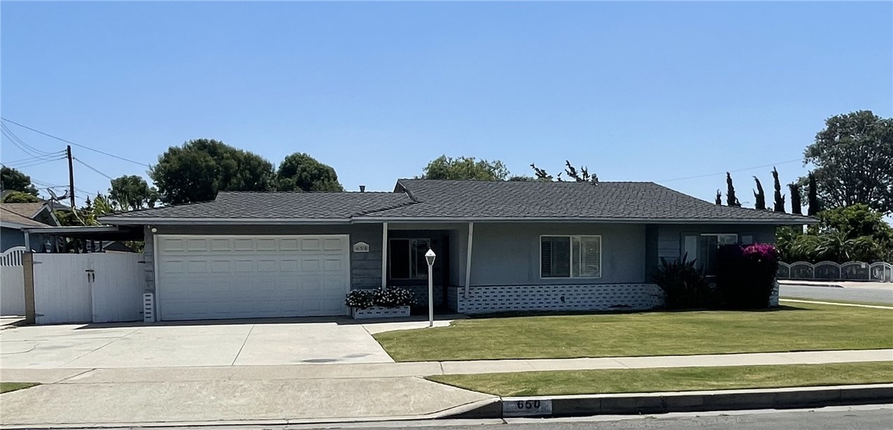 Bring your buyers to explore this "Auction-Style" Sale!! Lovely 3 Bedrooms and and a Den sits on a large corner lot. The curb appeal of this property in the highly desirable neighborhood in Anaheim California. The home has an open floor plan, elegantly renovated kitchen. Very spacious. Two of the bedrooms share a jack-and-jill bath. The backyard is an entertainer's dream. Enjoy the pool or relax under the covered patio. Awesome neighborhood; walking distance from schools.