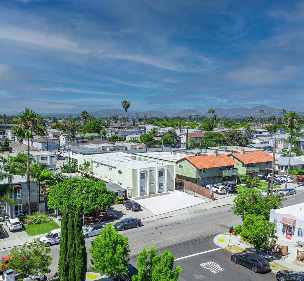 We are pleased to present 3470 Monroe Ave, an 8-unit apartment complex located in the Normal Heights neighborhood of San Diego, CA. Built by Ray Huffman Construction in 1970, the subject property is comprised of a 2-story wood frame building with a concrete slab foundation. The unit mix consists of five (5) one-bedroom/ one-bath units, two (2) two-bedroom/one-bath units, and one (1) two-bedroom/two-bath unit. Remodeled unit interiors feature faux wood vinyl plank flooring, granite counter tops, stainless steel appliances, and kitchen and bathroom cabinets. The property has upgraded systems including a repaired foundation, upgraded plumbing, energy efficient lights, doors, and dual pane windows and sliders. Other attributes include onsite laundry and abundant parking for tenants with two (2) double-car garages. A landmark neon sign over Adams Avenue at Felton Street identifies the neighborhood of Normal Heights, which is a highly desirable neighborhood located between Interstates 805 and 15 bordered by Mission Valley to the North and El Cajon Boulevard to the South. Like other urban mesa neighborhoods north of Balboa Park, Normal Heights has a high rate of pedestrian activity. Several important neighborhood events take place in Normal Heights such as the Adams Avenue Street Fair, which is Southern California's largest free music festival, is typically held the last weekend in September.
