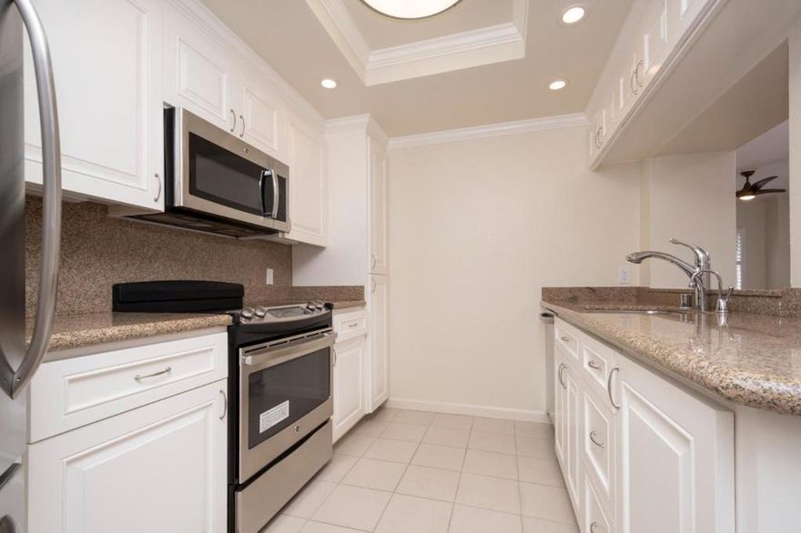 Luxury senior community the monthly fees include, fitness, health and wellness, entertainment, meals in our beautiful restaurants.  This condo is on the 2nd floor, corner unit, nice and bright, updated and ready to move in.