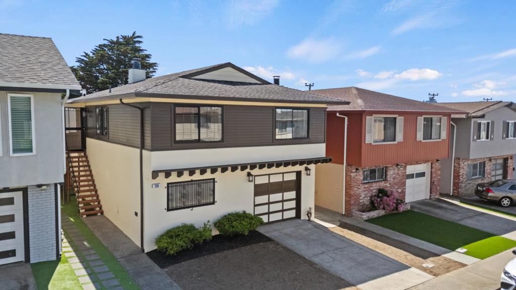 Panoramic Views in St. Francis Heights First Time on the Market Perched high above Daly City, 239 San Fernando Way offers sweeping, unobstructed views of St. Francis Heights and the surrounding hillsides. Built in 1961 and lovingly maintained by the original owner, this home is being offered for the very first time. Its pride of ownership and clean reports make it a true turnkey opportunity. The main level features 3 bedrooms, 2 bathrooms, and 1,300 sq. ft. of living space, with expansive picture windows framing stunning vistas and filling the home with natural light. The lower level adds 591 sq. ft. of versatile bonus space, perfect for a family room, office, or future expansion. A two-car garage and a beautiful, easy-to-maintain backyard complete the property, providing both convenience and a private outdoor retreat. Located within walking distance of Daniel Webster Elementary, Fernando Rivera Middle School, and Westmoor High School, and just minutes from Serramonte Shopping Center, the home also offers quick access to BART, I-280, and Highway 1making commutes to San Francisco, SFO, and Silicon Valley seamless. Rarely does a home with panoramic views, original ownership, and turnkey condition become available in St. Francis Heights. This is a must-see opportunity.