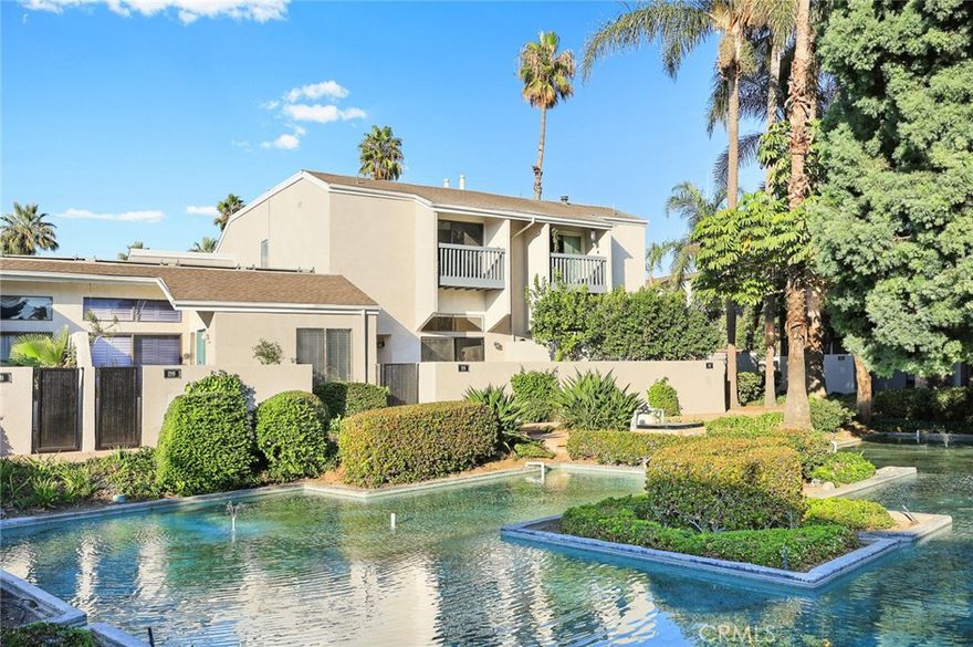 Welcome to the Water Gardens. This beautifully updated 3-bedroom, 2.5-bathroom townhouse located in Fullerton. This spacious home features an open and inviting floor plan filled with natural light, ideal for both relaxing and entertaining. The bright kitchen offers ample cabinetry, a breakfast bar, and seamless flow into the dining and living areas. Upstairs, you’ll find three comfortable bedrooms including a primary suite with a private bath and generous closet space. Additional highlights include in-unit laundry, a large, private patio ideal for outdoor dining, and an attached two-car garage for convenience. Located in a well-kept community with access to a pool, spa, and green spaces, this home is just minutes from shopping, dining, top-rated schools, and vibrant Downtown Fullerton. Don’t miss the opportunity to make this move-in-ready townhouse your new home!