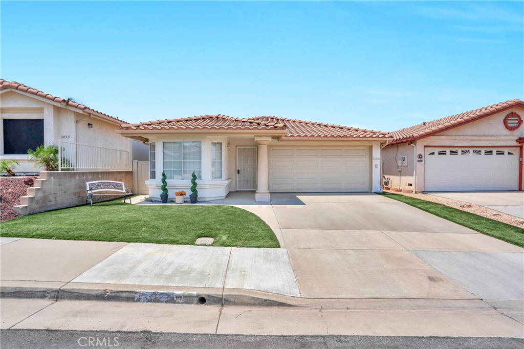 AMAZING DEAL FOR AN AMAZING HOME!!! C'MON IN AND TAKE A LOOK AT THIS CHARMING CASA SITUATED IN THE 55+ SOUGHT AFTER COMMUNITY OF CASABLANCA VILLAS FEATURING 2 BEDROOMS WITH PRIMARY WALK IN CLOSET / 2 BATHS, LIVING ROOM, DINING AREA, BRIGHT EAT IN KITCHEN WITH TILE FLOORING AND NEWER DISHWASHER / TILE BATHS, BLINDS AND SHUTTERS WINDOW COVERINGS, RECESSED LIGHTING IN KITCHEN, COVERED PATIO, WITH SOME RECENT UPGRADES SUCH AS NEWER HVAC AND WATER HEATER, ALONG WITH LOW MAINTENANCE FRONT AREA WITH ARTIFICIAL GRASS PROVIDING YEAR ROUND GREENERY, 2-CAR GARAGE (NEWER GARAGE DOOR), VINYL FENCING, LOW TAX BASE AND HOA DUES, WITH HOA RESORT STYLE AMENITIES, INCLUDING BUT NOT LIMITED TO, PREMIUM CLUBHOUSE WITH KITCHEN FOR USE OF RESIDENTS, SPARKLING POOL, SPA, SHUFFLE BOARD, BBQ AREAS, BILLIARDS, PICKLE BALL, AND MORE!!! CLOSE TO FREEWAYS, MEDICAL CENTERS, LOCAL AND REGIONAL SHOPPING, WINERIES, AND JUST 1-2 HOURS TO LOCAL MOUNTAINS, OCEAN, SAN DIEGO TO LA. HOME MAY QUALIFY FOR CITY OF MENIFEE NEW HOMEBUYER ASSISTANCE PROGRAM - CHECK WITH LENDER. SO C'MON IN TO YOUR NEW HOME IN THE BEST PART OF THE INLAND EMPIRE - CALLED MENIFEE!