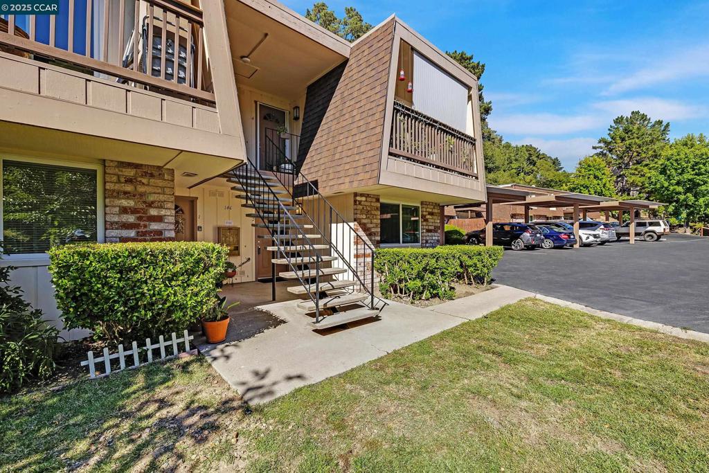 Welcome to this charming, move-in-ready condo in the heart of Moraga! This single-story home features 2 bedrooms, 2 full bathrooms, and 945 square feet of well-designed living space. The inviting living room with a cozy fireplace sets the tone for relaxed living, while the fresh interior paint and new laminate flooring give the home a clean, modern feel. Enjoy the rare convenience of two dedicated parking spaces-a true bonus in this community. Originally built in 1971, this home offers classic design with thoughtful updates and is located near Moraga's top-rated schools. You'll love the easy access to the Rheem Shopping Center, weekly farmersmarkets, scenic trails, Moraga Country Club, and St. Mary's College-all just minutes away. With a well-maintained HOA at $581/month, this is an ideal opportunity for first-time buyers, downsizers, or anyone seeking a comfortable and convenient East Bay lifestyle. Don't miss your chance to own in one of Moraga's most desirable neighborhoods! OPEN HOUSE 7/26-7/27 SAT/SUN 1-4