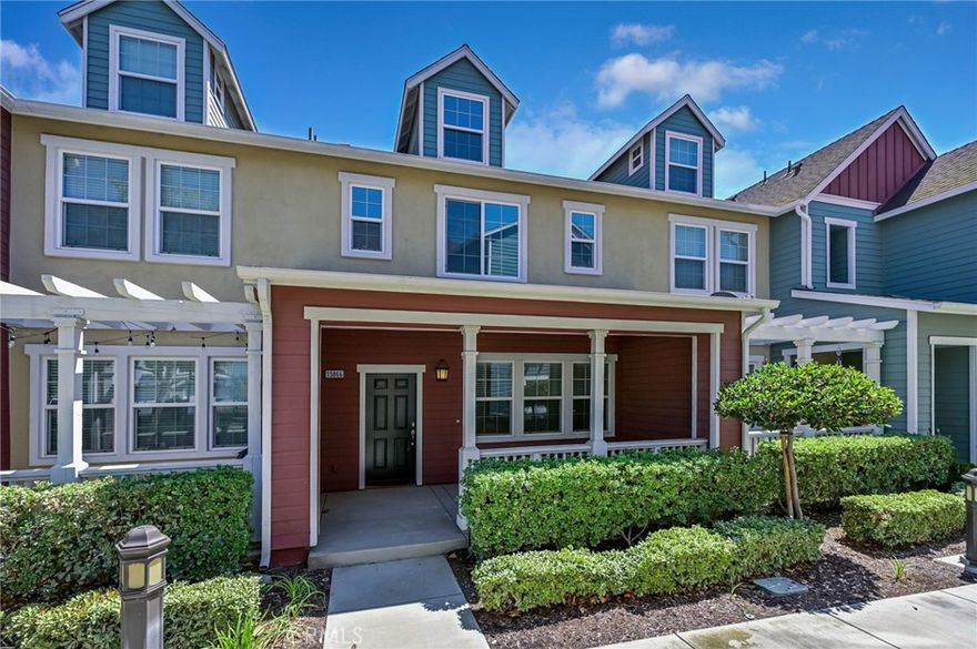 Spacious & Bright Move-In-Ready Townhome in Citrus Commons at The Preserve at Chino - Dual Primary Suites! And a 2-Car Attached Garage! Charming Solid Covered Front Porch Invites You Inside ... Approx 1,535 Square Foot Tri-Level Floorplan Features Two Bedrooms and Two Full & One Half Bathrooms - Open & Modern Main Level Great Room with Neutral Tile Flooring has Living & Dining Space - Large Chef’s Kitchen Boasts Ample White Cabinetry, White Tile Countertops, Recessed Lighting, Stainless Steel Dishwasher, Microwave & Gas Cooktop/Oven - Primary Suite on the 2nd Level has a Big Walk-In Closet and En-Suite Primary Bathroom with Shower with Seat - Convenient Upstairs Laundry Room with Built-In Cabinetry - Second Primary Suite on the 3rd Level with Cut-Out Office/Desk Area and an En-Suite Bathroom with Tub/Shower - Half Bath Powder Room on Main Level for Guests - Attached 2-Car Garage with Direct Access into the Home - Grassy Area for Pets & Numerous Parking Spaces for Guests Both Very Close By - $306/month Citrus Commons HOA Includes Exterior Maintenance of the Home (roof, paint, stucco, etc) and Landscaping - $62/month + $81/month The Preserve at Chino HOA - Life in The Preserve Includes Access to Three State-of-the-Art Recreation Centers (with a 4th center planned to open in 2026) Featuring Endless Amenities, Including Multiple Pools, Spas, Tennis Courts, BBQs, Library, Fitness Centers, Hobby & Craft Room, Movie Theatre, Tot Lots, Dog Parks, Pickleball & Basketball Courts, Community Garden, Event Rooms, Cabanas & More! Surrounded by Acres of Neighborhood Parks, Open Space & Walking Trails - Nearby Newly Opened Town Center at The Preserve has On-Site Shopping, Dining & Entertainment - Conveniently Located Near Award-Winning Schools, Cal Aero Preserve Academy (K-8), Legacy Academy (K-8) and Chino Hills High School - Just Minutes from El Prado Golf Course & Prado Regional Park, with Easy Access to the 71 & 91 Freeways
